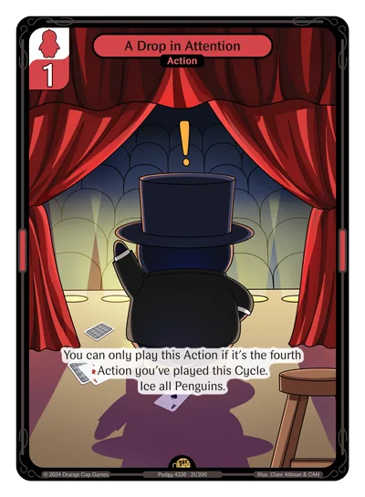 A Drop in Attention, a Vibes card