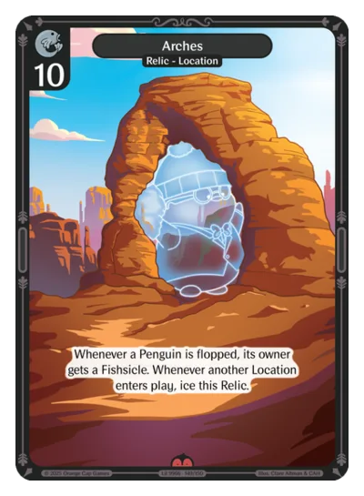 Arches, a Vibes card