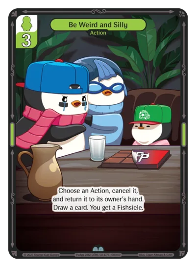 Be Weird and Silly, a Vibes card