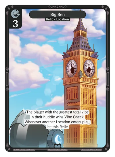 Big Ben, a Vibes card