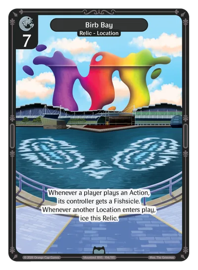 Birb Bay, a Vibes card