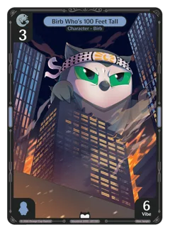 Birb Who's 100 Feet Tall
