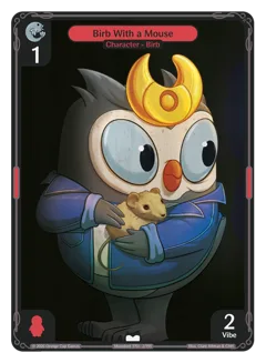 Birb With a Mouse