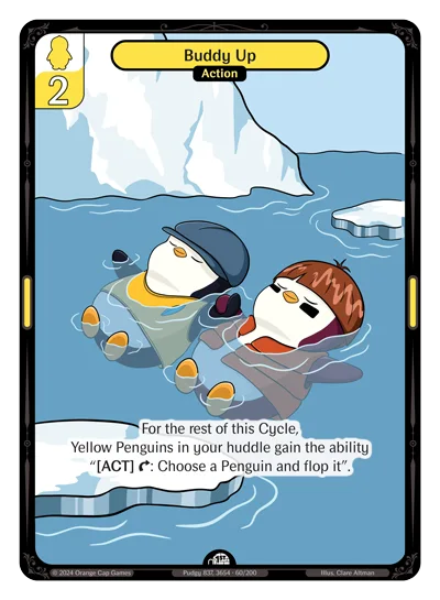 Buddy Up, a Vibes card