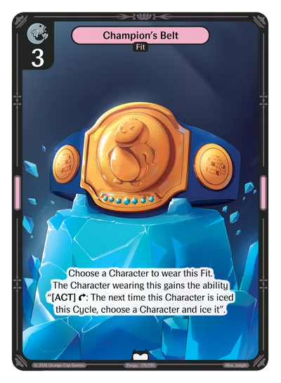Champion's Belt, a Vibes card