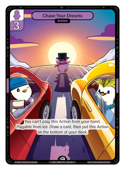 Chase Your Dreams, a Vibes card