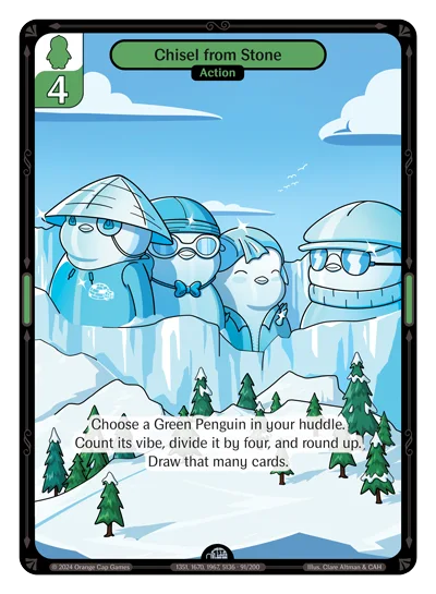 Chisel from Stone, a Vibes card