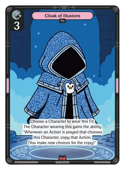 Cloak of Illusions, a Vibes card