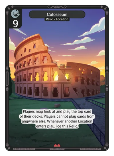 Colosseum, a Vibes card