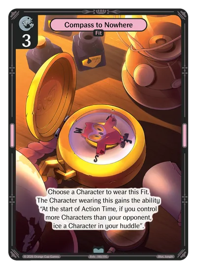 Compass to Nowhere, a Vibes card