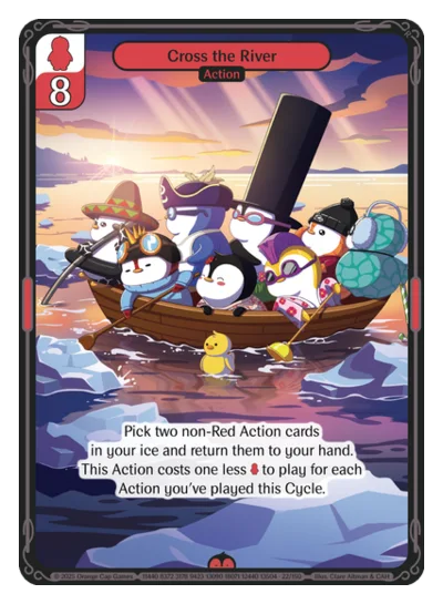 Cross the River, a Vibes card