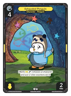 Exhausted Penguin
