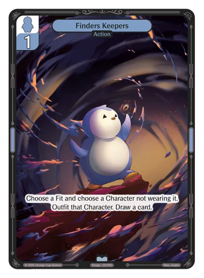 Finders Keepers, a Vibes card