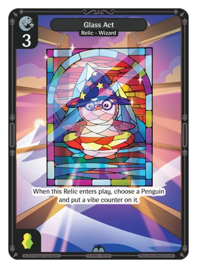 Glass Act, a Vibes card