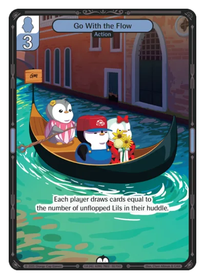 Go With the Flow, a Vibes card