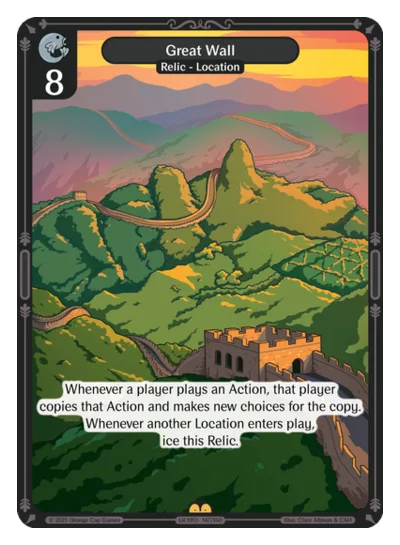 Great Wall, a Vibes card