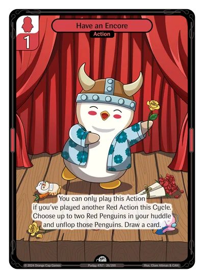 Have an Encore, a Vibes card