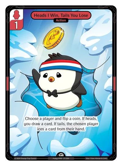 Heads I Win, Tails You Lose, a Vibes card