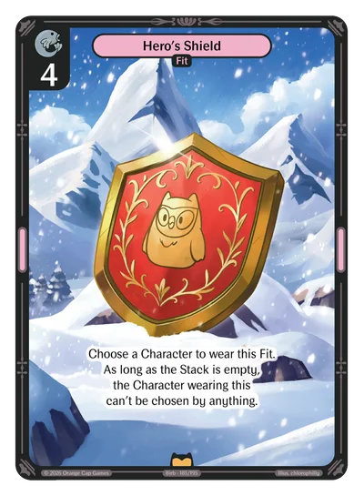 Hero's Shield, a Vibes card