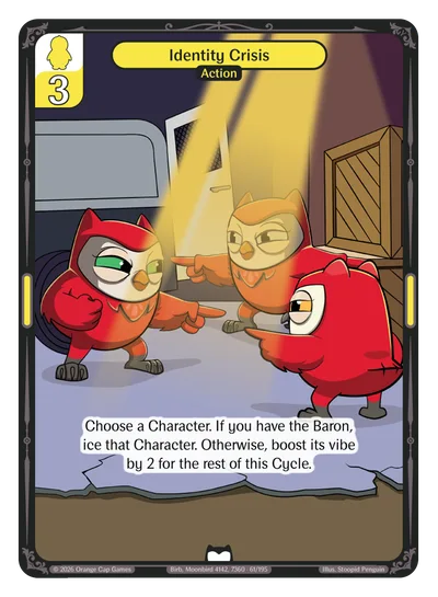 Identity Crisis, a Vibes card