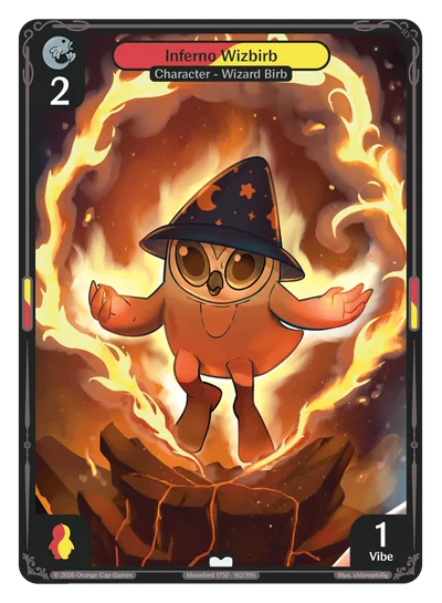 Inferno Wizbirb, a Vibes card
