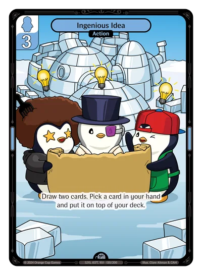 Ingenious Idea, a Vibes card