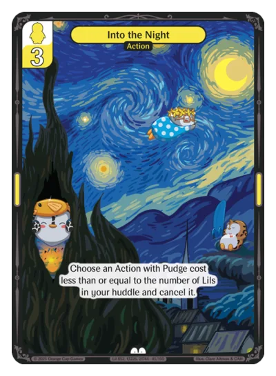 Into the Night, a Vibes card
