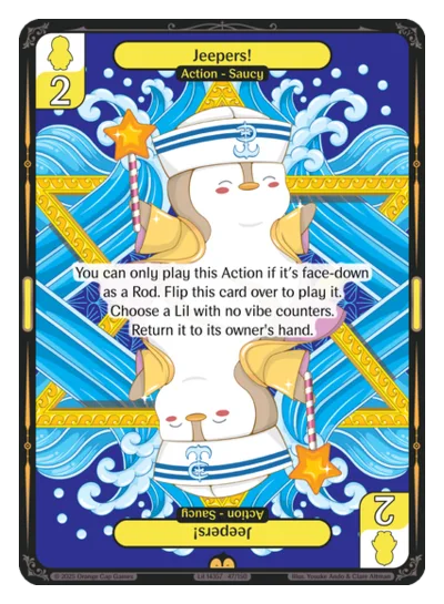 Jeepers!, a Vibes card