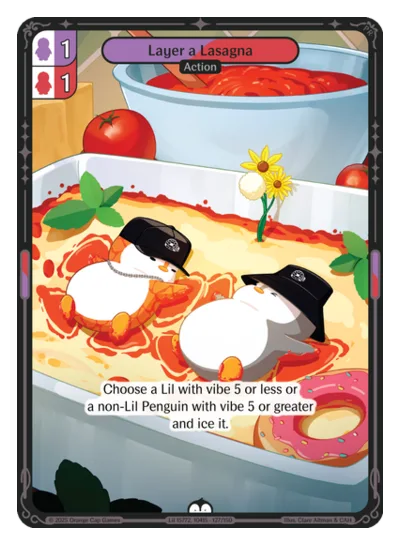 Layer a Lasagna, a Vibes card