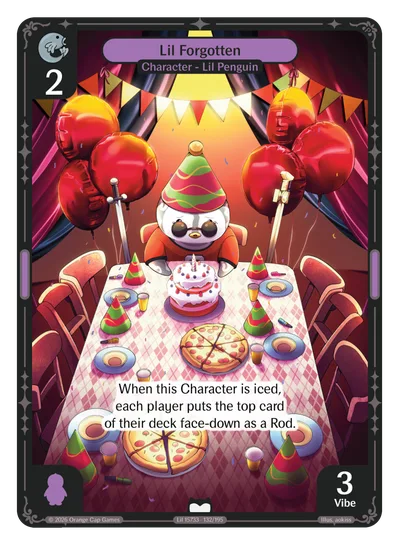 Lil Forgotten, a Vibes card