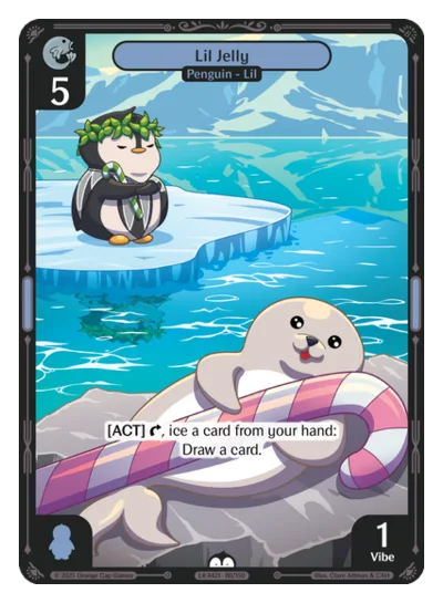 Lil Jelly, a Vibes card