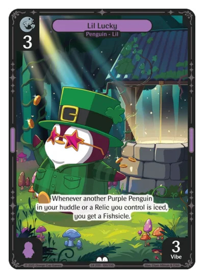 Lil Lucky, a Vibes card