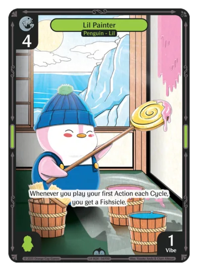 Lil Painter, a Vibes card