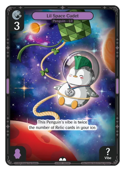 Lil Space Cadet, a Vibes card