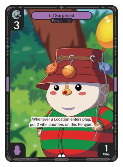 Lil Surprised, a Vibes card