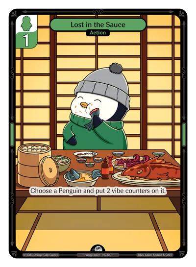 Lost in the Sauce, a Vibes card