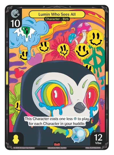 Lumin Who Sees All, a Vibes card
