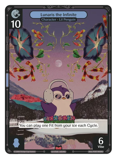Lunaris the Infinite, a Vibes card