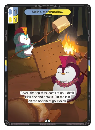Melt a Marshmallow, a Vibes card