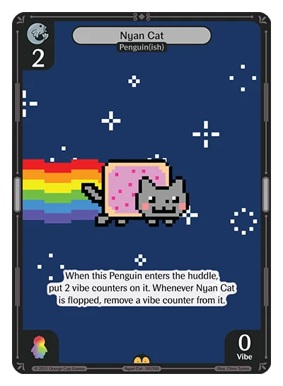 Nyan Cat, a Vibes card