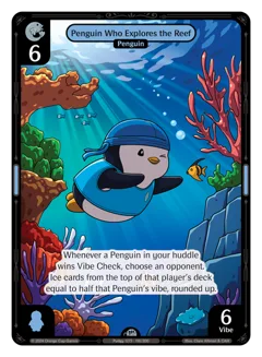 Penguin Who Explores the Reef