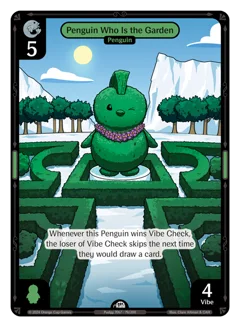 Penguin Who Is the Garden