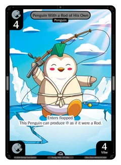 Penguin With a Rod of His Own