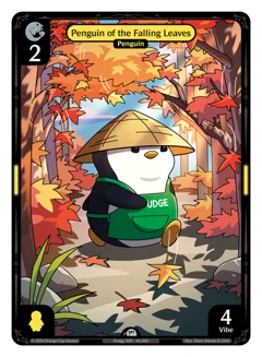 Penguin of the Falling Leaves