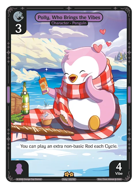 Polly, Who Brings the Vibes, a Vibes card