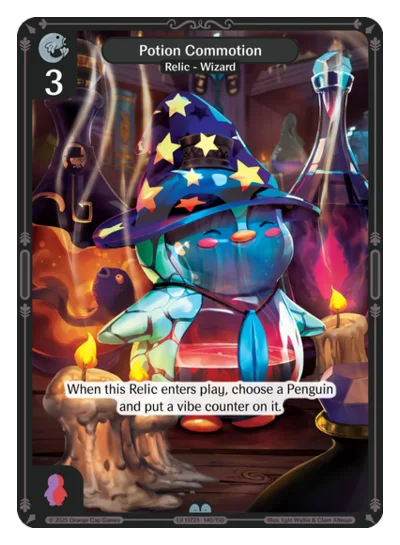 Potion Commotion, a Vibes card
