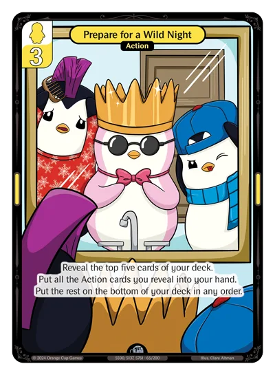 Prepare for a Wild Night, a Vibes card