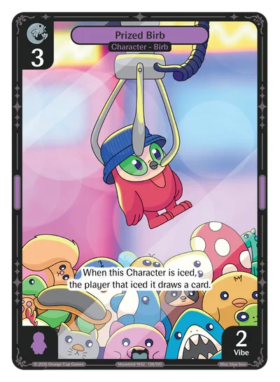 Prized Birb, a Vibes card