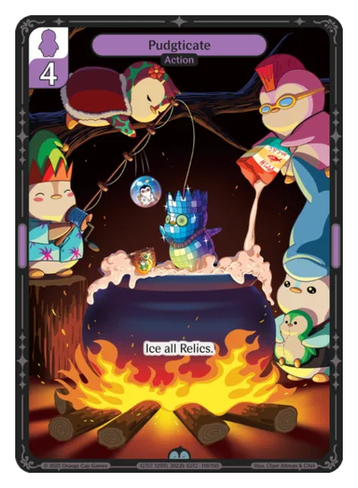 Pudgticate, a Vibes card