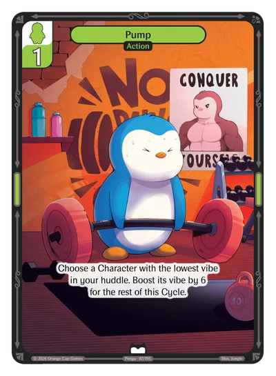 Pump, a Vibes card